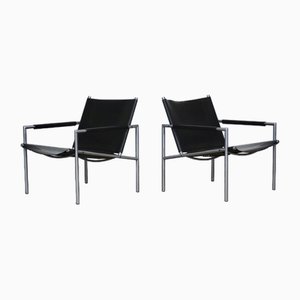 Sz02 Lounge Chairs by Martin Visser for ‘T Spectrum, 1965, Set of 2