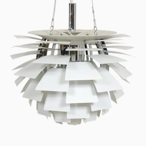 White Artichoke Ceiling Lamp by Poul Henningsen, 1980s
