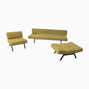 Living Room Set by Rito Valla for IPE, 1950s, Set of 3