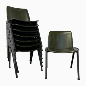K Series Desk Chairs from Velca, 1970s, Set of 8