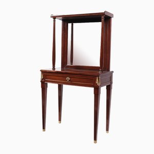 Dressing Table Vanity Table in Mahogany, Netherlands, 1830s