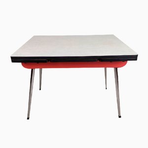 Ausziehbarer Vintage Formica Tisch, 1960er