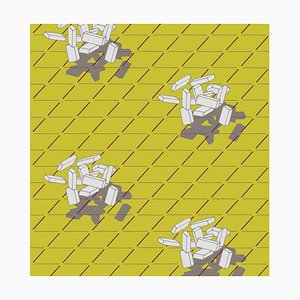 Pannello in tessuto Light Apparitions Bricks 2 di Franco Raggi per Midsummer Milan