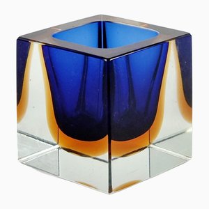 Sommerso Murano Glas Catch-All von Flavio Poli für Seguso, 1960er
