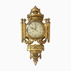 Small Swedish Louis XVI Style Wall Clock, 1949