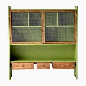 Kitchen Wire Mesh Cabinet with Drawers