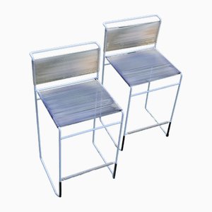 Set of Large Spaghetti Chair Stools by Giandomenico Belotti for Alias, Italy, 1979
