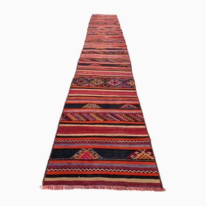 Alfombra de camino turca Kilim estrecha