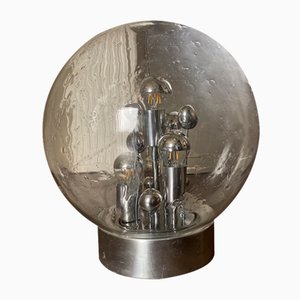 Lámpara de mesa Sputnik Globe era espacial vintage de Doria Leuchten, años 70