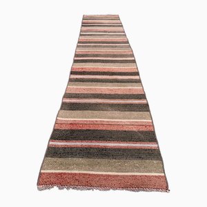 Alfombra de camino turca Kilim estrecha