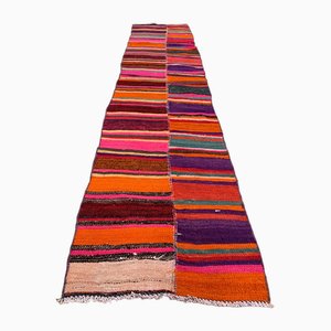 Alfombra de camino turca Kilim estrecha