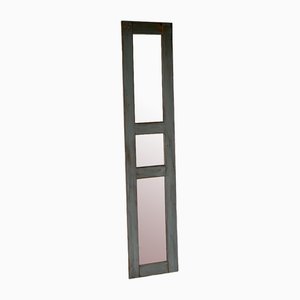 Industrial Tri-Panel Mirror in Grey