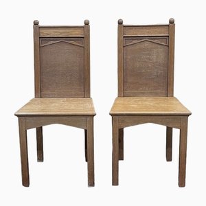 English Dining Chairs, 1950s, Set of 2