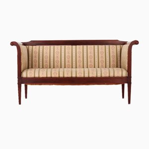 Französisches Empire Sofa aus Mahagoni, 1940er