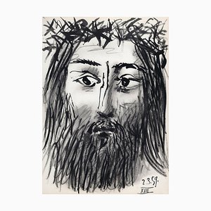Pablo Picasso, Porträt von Jesus, 1961, Original-Lithographie