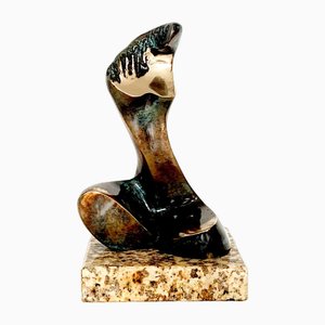 Woman Sculpture in Bronze by Stanislaw Wysocki, 2015