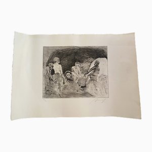 Alfred Hrdlicka, Etching, 1960s, Paper