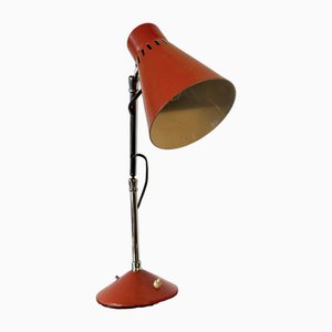 Mid-Century Red Pifco Knuckle Lamp, 1968