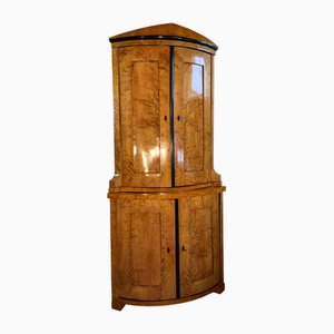 Biedermeier Corner Cabinet in Birch, 1820