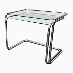 Mid-Century Space Age Glass Nesting Tables, 1960s, Set of 2
