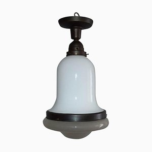 Lampada da soffitto antica attribuita a Peter Behrens per Siemens, Germania, anni '10