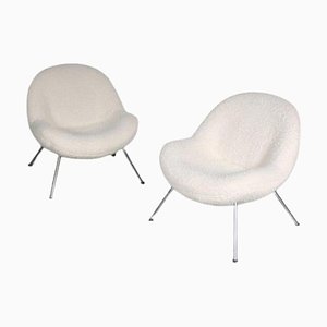 Egg Chairs by Fritz Neth for Correcta, Germany, 1950s, Set of 2