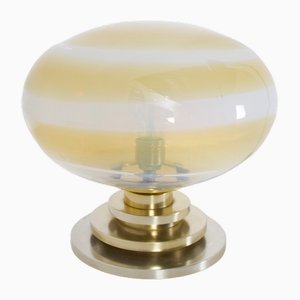 Lámpara Doria de vidrio opaco, años 70