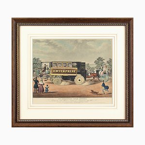 Walter Hancocks, Enterprise Steam Omnibus, 1800s, Lithograph