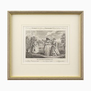18th-Century Engraving Ancient English Dresses, Paper