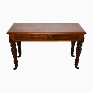 Victorian Mahogany Desk from Hamptons and Sons London, 1840s