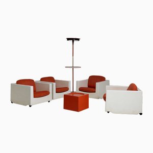 Living Room Set by Ico Parisi for Mim, Italy, 1960s, Set of 5