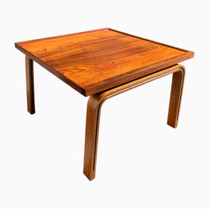 Rosewood Coffee Table attributed to Arne Jacobsen, Denmark, 1960s