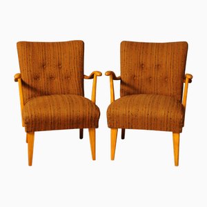 Vintage Cocktail Armchairs, 1950s, Set of 2