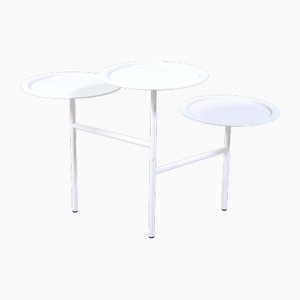 3-Tier White Steel Calder Side Table by K Grcic for Driade, 1990s