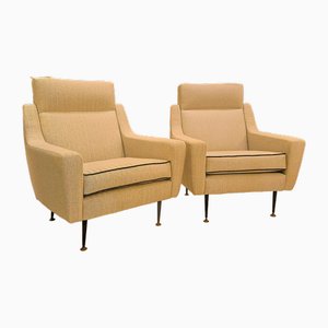 Italian Lounge Chairs, 1960, Set of 2
