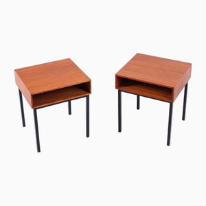 Tables de Chevet Mid-Century en Teck par André Cordemeyer et Dick Cordemeijer pour Auping, 1960s, Set de 2