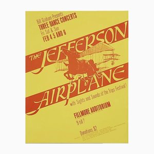 Bailey, Bill Graham präsentiert Jefferson Airplane, 1966, Lithographie