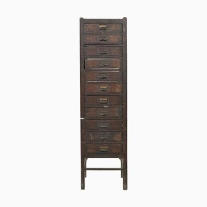 Chest of 11 Drawers in Teak, 1940s
