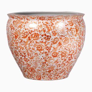 Vaso o vaso per pesci grande in porcellana cinese