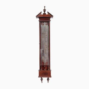 Antique Weather Barometer in Mahogany