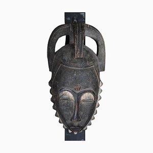 Antique Carved Wooden Face Mask