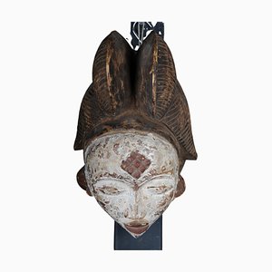 Antique Carved Wooden Face Mask
