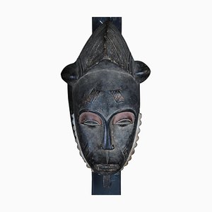 Antique Carved Wooden Face Mask