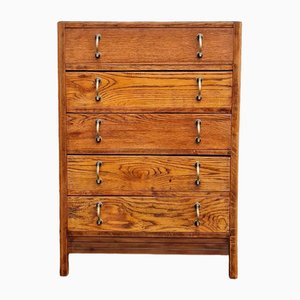 Vintage Oak Chest of Drawers, 1930s