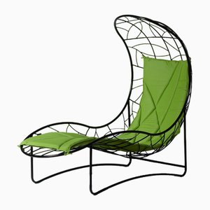 Modern Steel Recliner Daybed by Studio Stirling