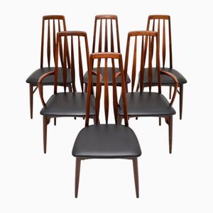 Vintage Danish Dining Chairs attributed to Niels Koefoed from Koefoeds Hornslet, 1960, Set of 6
