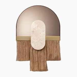 Detalles del espejo Souk Shell crudo de Dooq