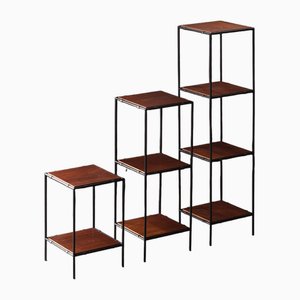 3-Piece Abstracta Shelving System by P. Cadovius, Denmark, 1960s, Set of 3