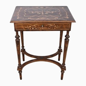 Small End of 19th Century Louis XVI Marquetry Table