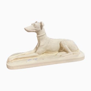 Sarreguemie Porcelain Dog, 1920s